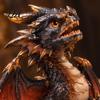 Miniature Dragon Figure Light Up Figurine, Resin Gothic Castle Statue, Decorative Mythical Creature Model Fantasy Ornament for Home, Office