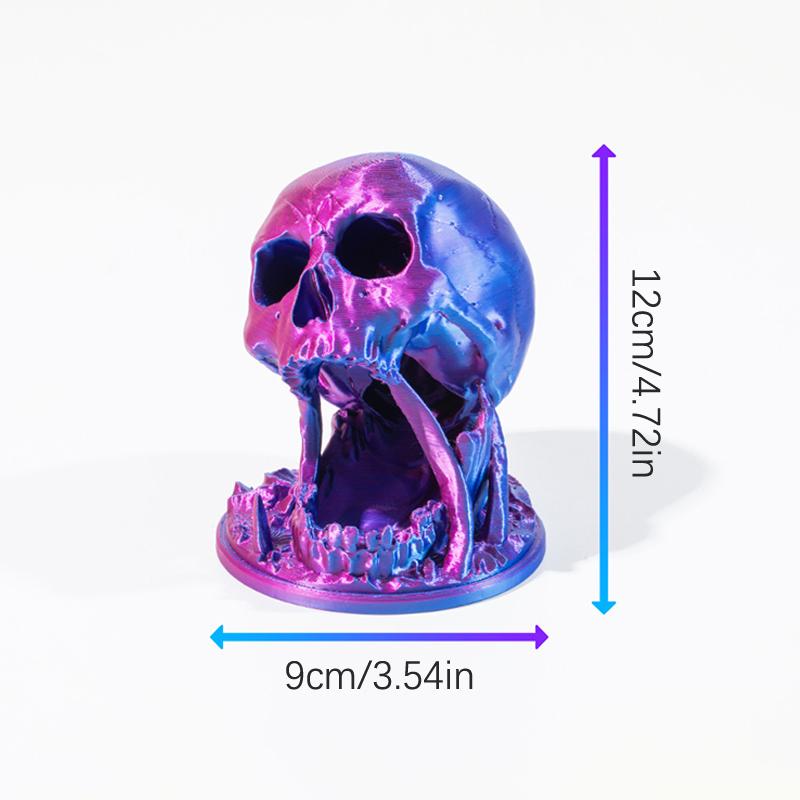 3D Schädel Würfelturm Skelett Figuren Skulptur Dekorative Verzierung Kreatives Aufbewahrungstablett Dnd Würfelrollturm Halloween
