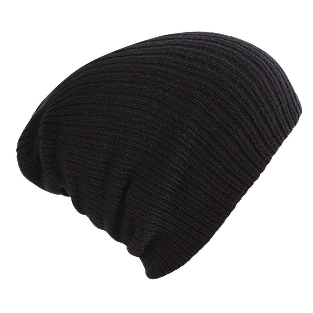 Ensfargede Søte Vinterluer 28*18cm Strikket Lue Ny Kvinne Menn Beanies