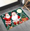 Christmas Door Mat Red Santa Claus Outdoor and Indoor Christmas Tree Carpet New Year 2026 Merry Christmas Home Decor Foot Mat