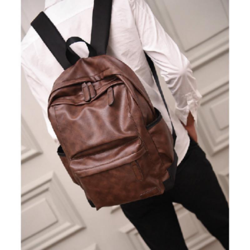 Mochilas para Hombre y Mujer Tendencia Retro PU Cuero Casual Moda Viajes  Gran Capacidad comprar a buen precio — entrega gratuita, reseñas reales con  fotos — Joom