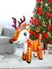 Balony foliowe 4D Zmontowane Renifery Świąteczne. Zestaw balonów z jeleniem nadaje się do dekoracji domu na zewnątrz w okresie Bożego Narodzenia.