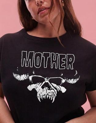 Punk Mom and Kids Tshirt | Edgy Metal Mom Tee with Bold Design