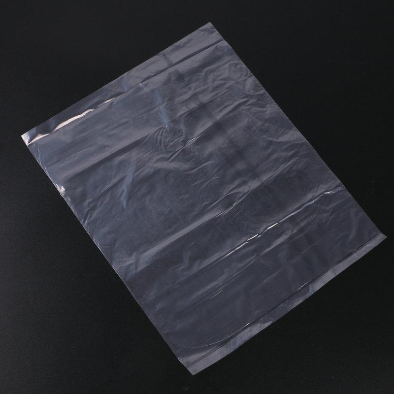 In Stock: Transparent High-Pressure PE Flat Pocket Moisture-Proof Square Bottom Bag