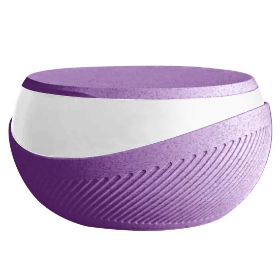 

Напечатанная на 3D-принтере миска для семечек и орехов, двухслойная тарелка для закусок с отсеком для шелухи, сервировочная миска для фруктов и конфет, контейнер для отходов от скорлупы фиолетовый