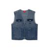 Li Ning Vest Men's Deep Light Denim Blue Gradient AMDR041-1