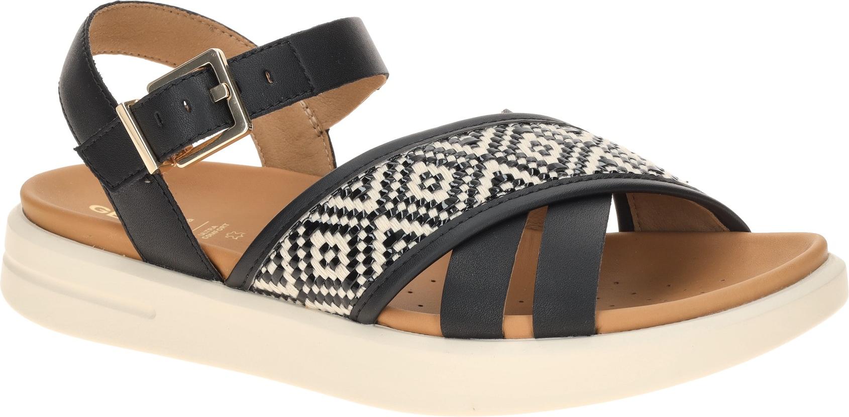 Geox - D Xand 2S Flat Sandal - Shoes - Damen - Schwarzk - 38 Eu - Bild 3