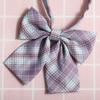 Jk Japanese Plaid Korean Version Of Collar Flower Graduate Female Collar Flower College Wind Streamer Jk Bow Shirt Accessories Sailor Suit