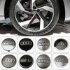 60/61/68/69/77MM 4pcs Car Wheel Center Hup Cap Cover for AUDI A4 A6L A7 A8 A3 A5 A6 S3 S4 Q3 Q5 Q5L Q7 Modification