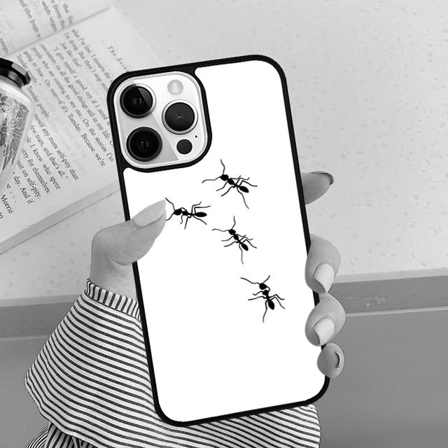 Creepy Ant Insects Scary phone Case Cover For iPhone 16 15 14 Plus XR XS apple 16 11 12 13 mini Pro Max coque
