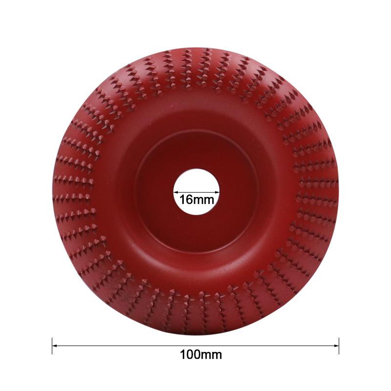 Disco de Modelado y Pulido para Carpintería para Amoladoras Angulares - Ideal para Biseles, Bandejas de Té y Tallado de Raíces.