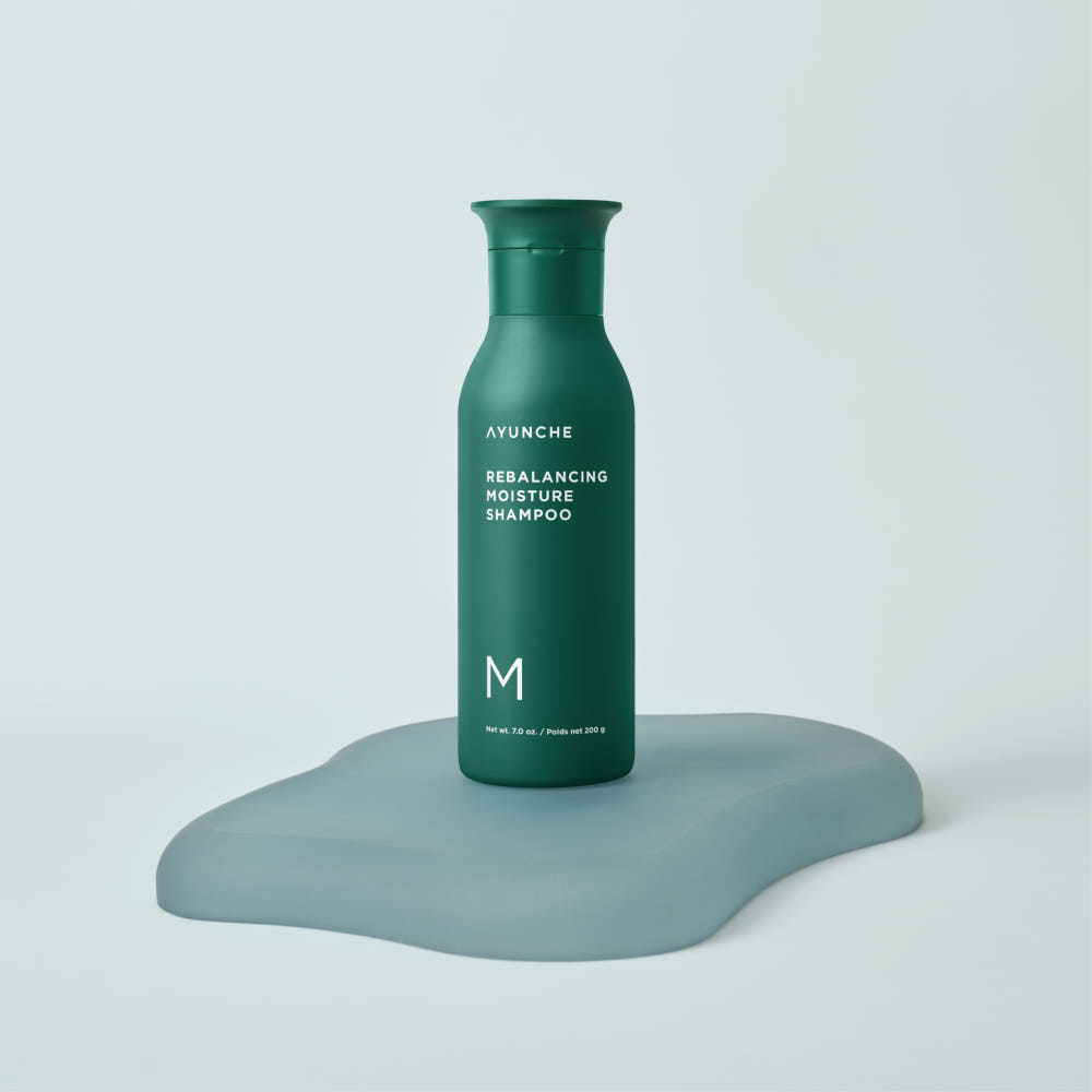 AYUNCHE Rebalancing Shampoo – Moist & Fresh 2-Type Set | Korean Scalp Balancing Shampoo | Available in 200g / 350g / 500g Moister 200g