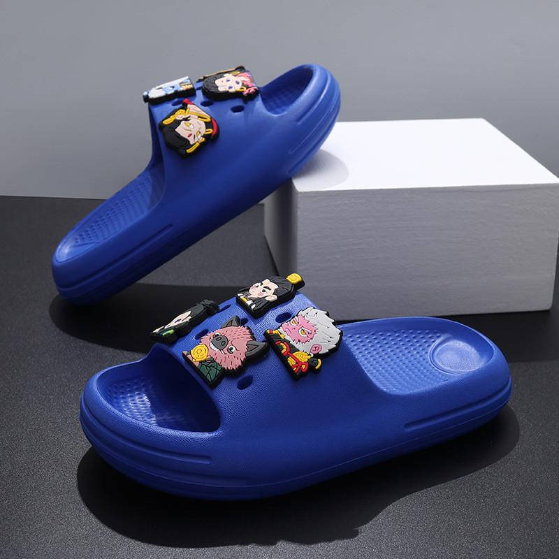 Bequeme weiche Sohle Eva Cartoon-Figur Indoor Outdoor Badeschuhe für Jungen