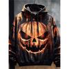 Fashion Men's Hoodie Bloody Patterns 3D Print Hoodies Spring And Autumn Street Casual Boy Sweatshirt Men's Oversized Top Clothing