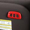 Car Garage Control Switch Button Decoration Cover Trim For Ford F150 2015+ Red