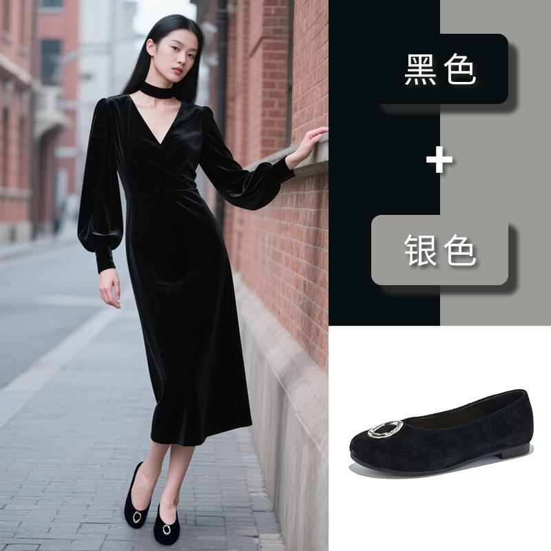 First Layer Sheepskin Insole Leather Mary Jane Shoes Women's Spring New Flat Bottom Design Women's Shoes Fashion Single Shoes