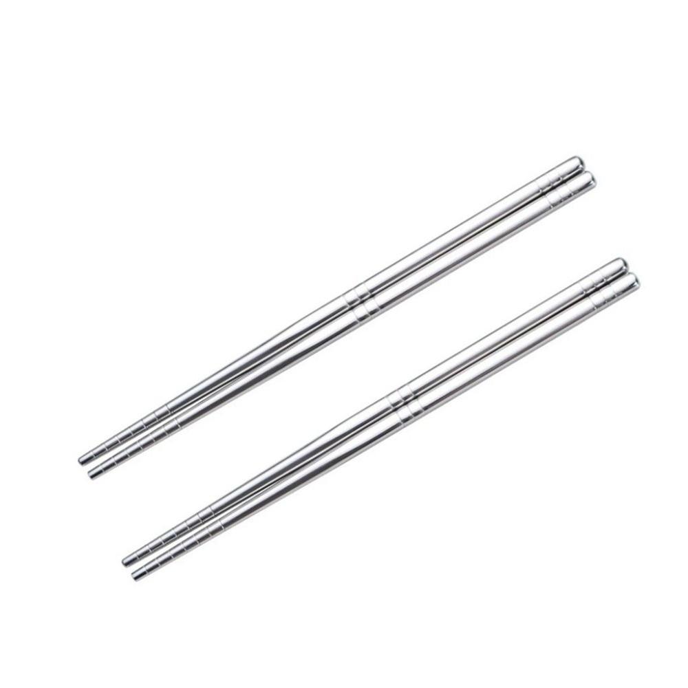 High Temperature Sterilizable Non-slip Tableware Metal Chopsticks Chopsticks Kitchen Accessories