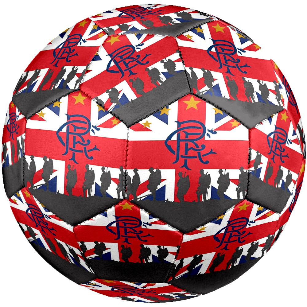 Rangers F.C Theme Size 5 Soccer Ball, Suitable for Both Indoor and Outdoor Matches, a Gift Suitable for Everyone.