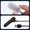 1 a 2/4 Luz de Neón para Coche Luz de Pie LED Retroiluminación Interior Encendedor de Cigarrillos Lámpara de Atmósfera USB Lámpara Decorativa para Coche