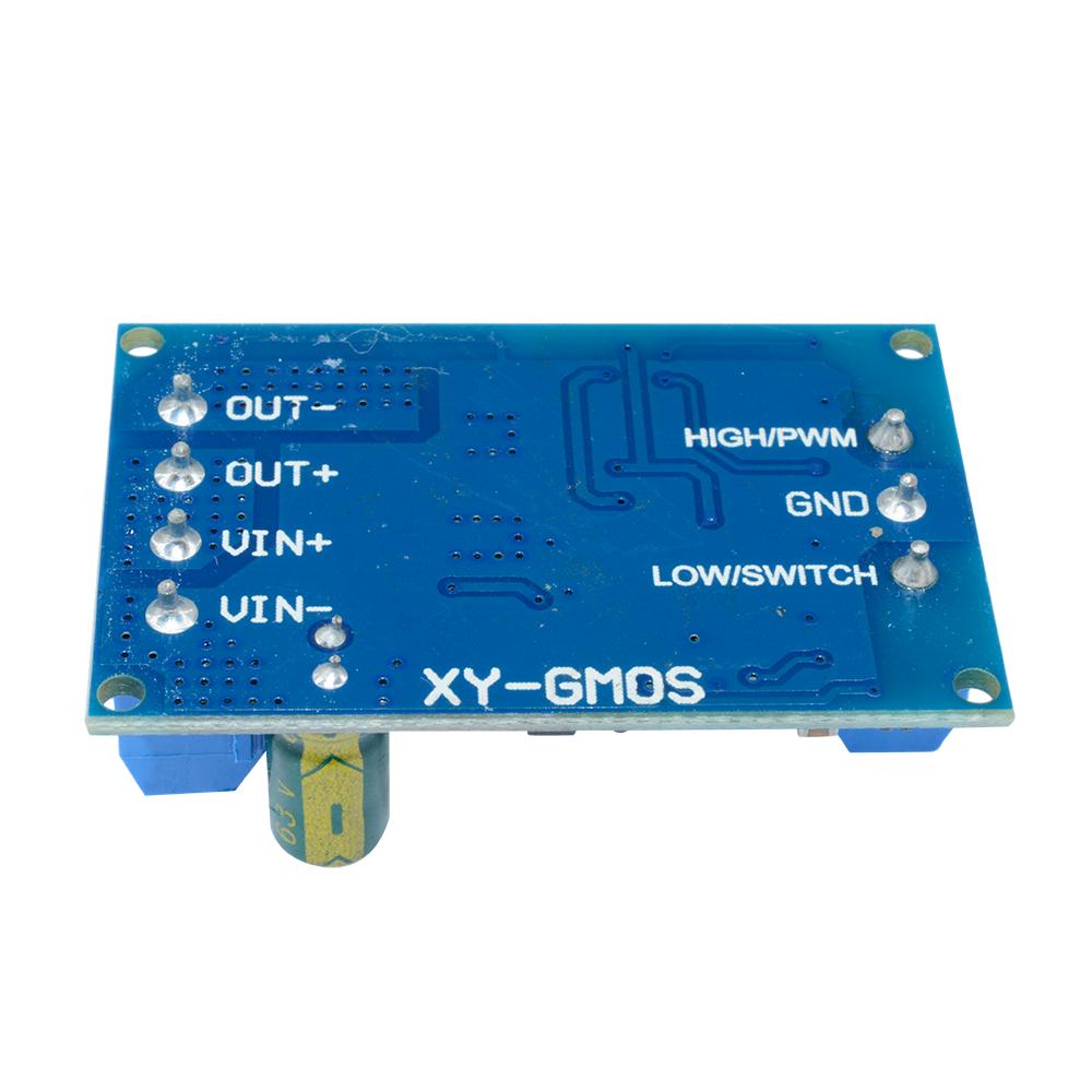 High-Power 400W 600W MOS Tube FET Trigger Drive Module PWM Control High / Low Level Trigger Switch DC 4V-60V 5V 12V 24V