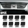 8pc Car Vehicle Air Conditioning Vent Louvre Blade Adjust Slice Clip For Corolla