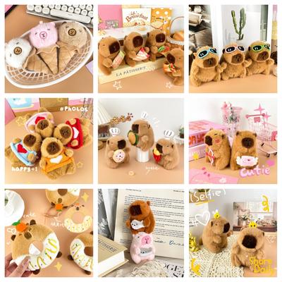 Kapibala Plush Doll Bubble Capybara Wagging Tail Capybara Toy Doll Pack Keychain Pendant