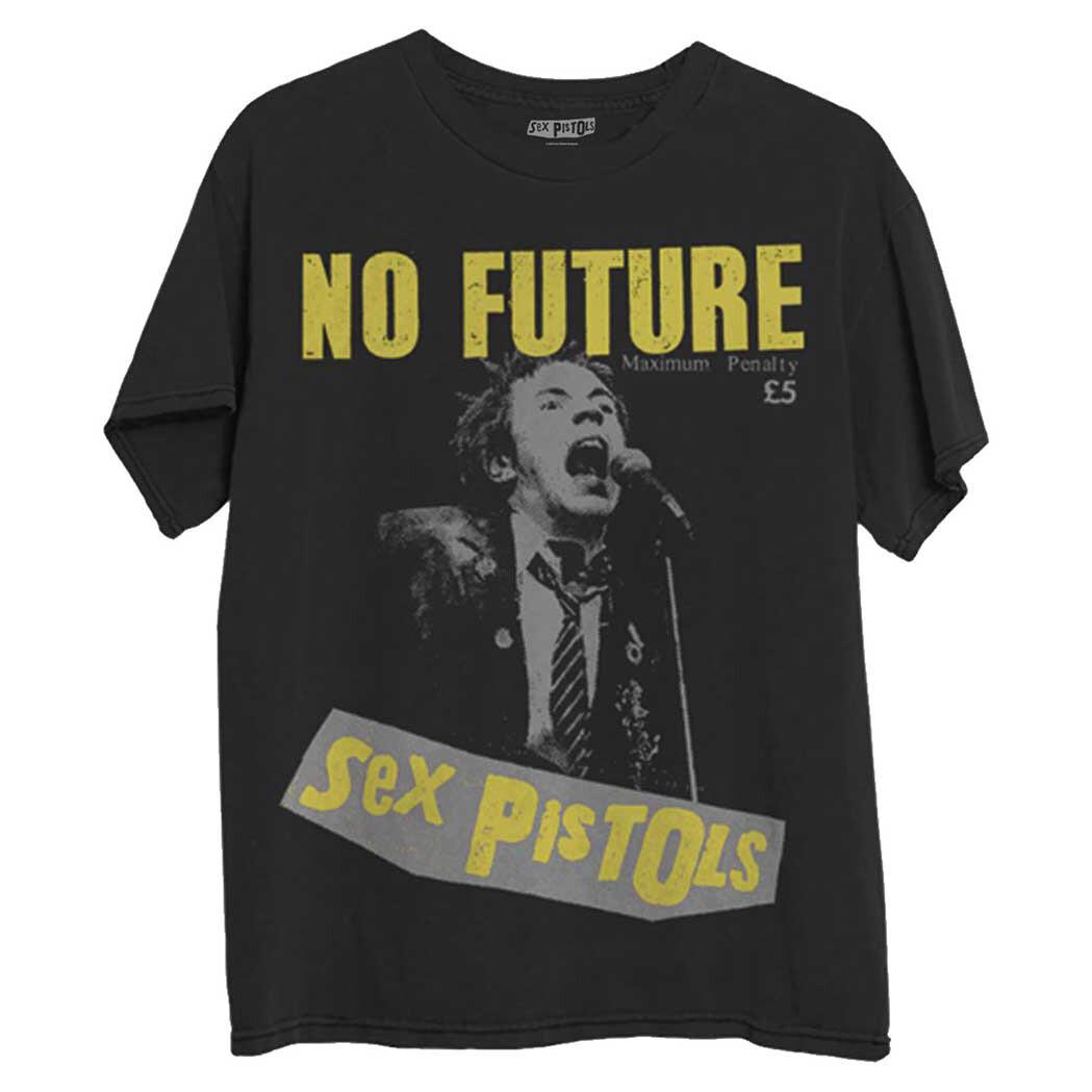 Футболка Sex Pistols No Future Панк-рок группа Официальная Черная Новая L