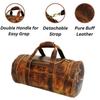 20" Large Brown Full Grain Vintage Duffle Travel Overnight Luggage Bag New Men's