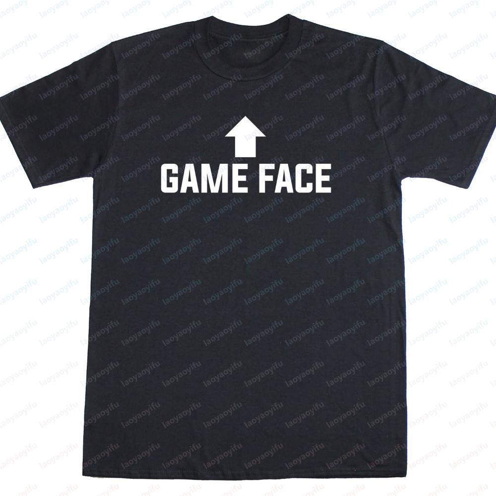 Game Face Gadget Nerd Geek Gamer Funny Unisexs Cotton TShirt Funny Outdoors High Quality Cotton Shortsleev Regular Tops Oneck