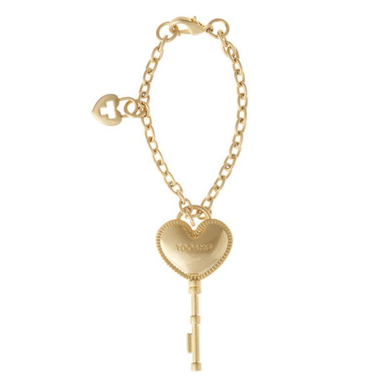 

TOOAMO Heart key chain bag charm_GOLD GOLD