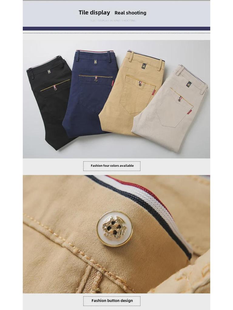 In Stock: Men's Stylish Korean Spring & Autumn Casual Pants