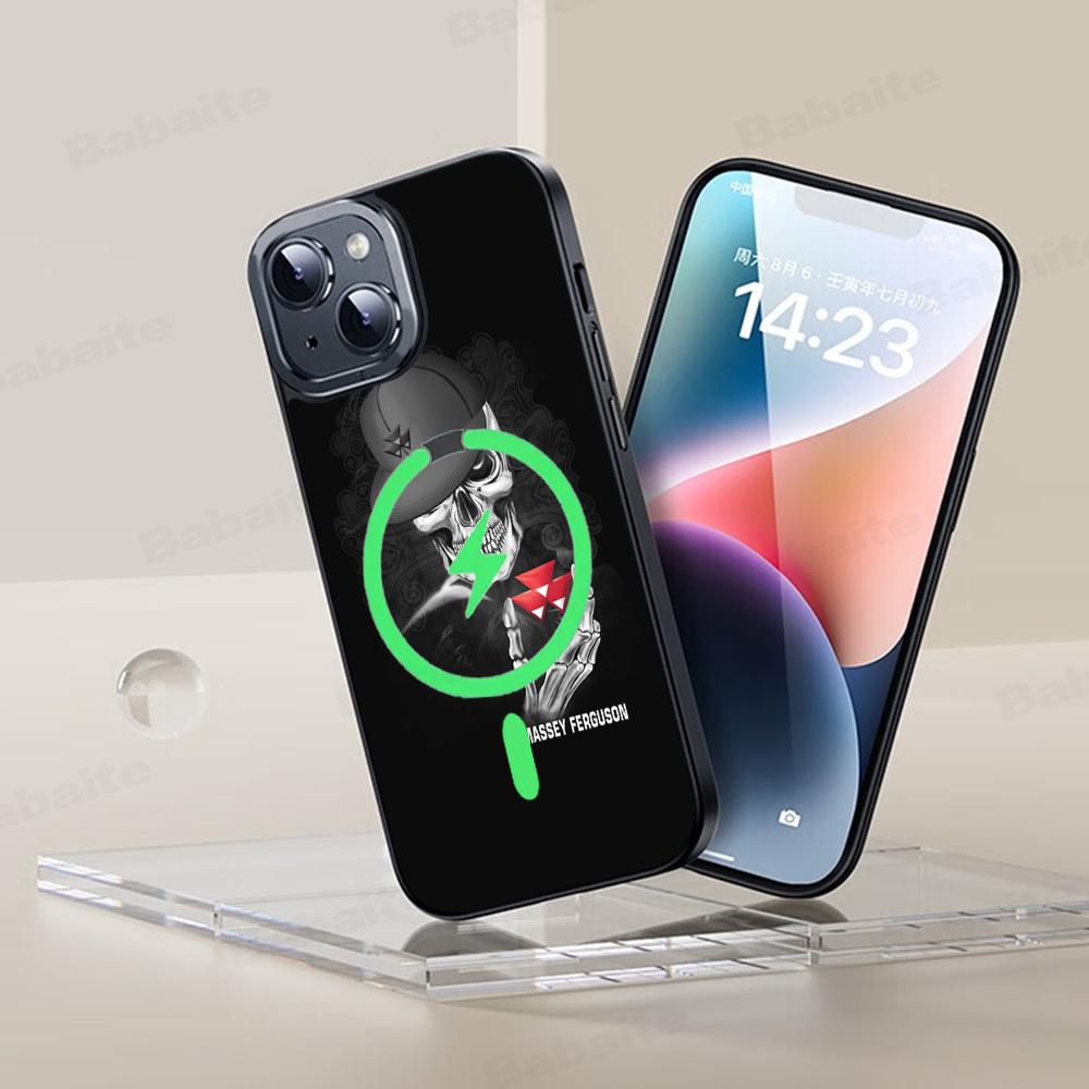 Massey Ferguson Phone Case Magnetic Case For IPhone 16 14 13 12 11 15 Pro Max Plus For Magsafe Wireless Charge Cover