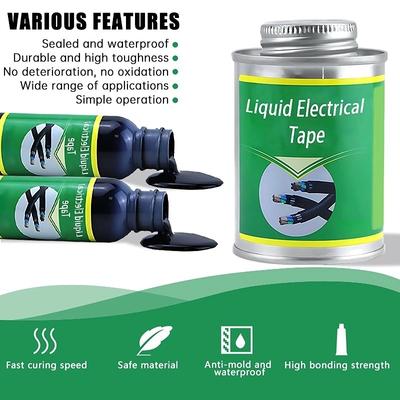 Liquid Insulating Tape Fix Line Glue Liquid Insulation Paste for Rubber Wire Cable Damage Repair Waterproof Electrical Tape