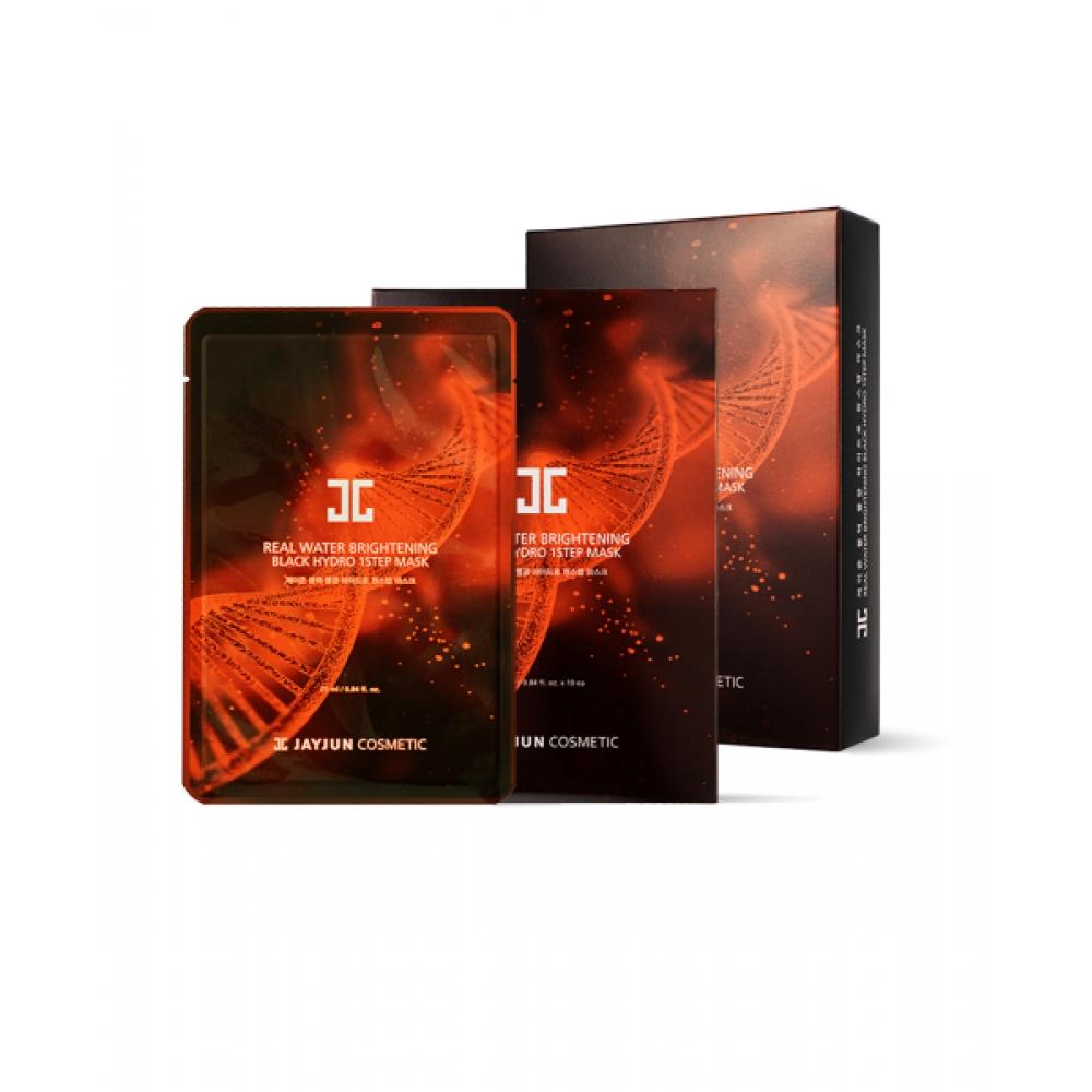 Jayjun Black Hydro Gel Mask 1step 20 Sheets 10 sheets, 2 boxes
