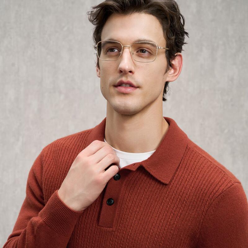 EMZ Ordos Men's 7A Antibacterial Wool & Cashmere Sweater