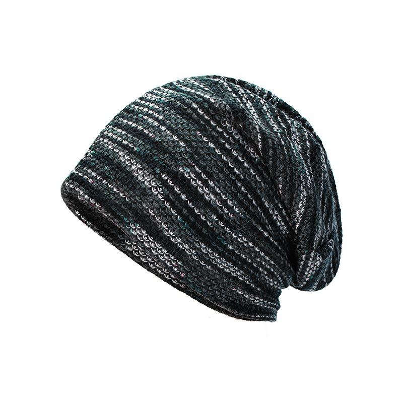 Hat Women's autumn and winter headgear Fleece thickened knitted hat Windproof and cold outdoor cycling Warm in winter