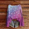 Women's Round Neck Lightweight Sweater Casual Long Sleeve Knit Pullover