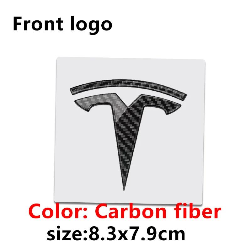 ALL1 1 PC Replacement Front Label Trunk Label for Tesla Model 3 Mode Y Logo Rear Tail Label Car Accessories Personalized Car Sticker