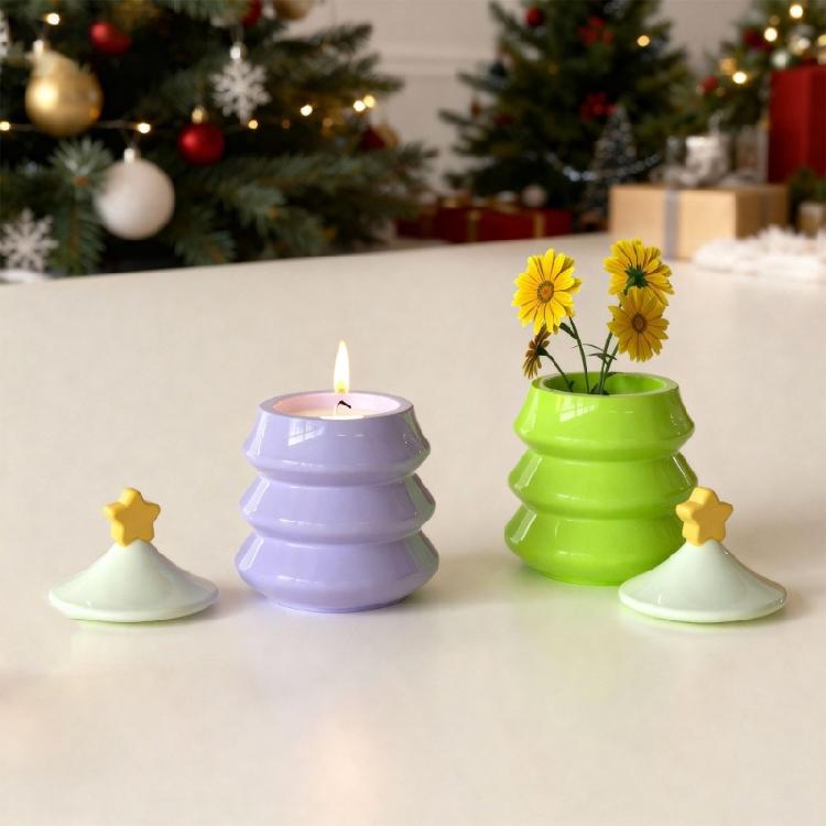 Silicone Christmas Star Mold Handmade Resin Storage Containers Moulds Jewelry Organizers Crafting Tool Silicone Texture