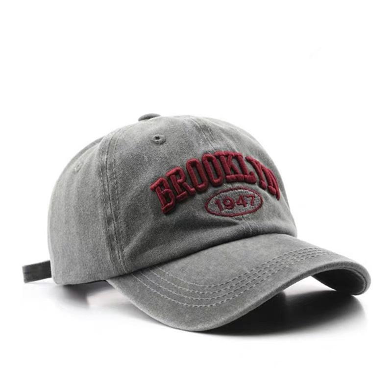 Spring Summer Cotton Baseball Cap for Men and Women Fashion Embroidery Hat Cotton Soft Top Caps Casual Retro Snapback Hats