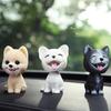 Wobble Head Dolls Simulation Dog Bobblehead Dog Car Ornaments Nodding Puppy Toys Shaking Head Dog
