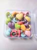 30pcs Resin Heart Push Pins Aesthetic Pastel Macaron Thumbtacks for Cork Board Photo Display Office & Home Decor