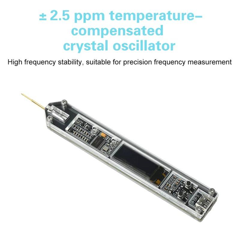 AB34-Frequency Test Pen Frequency Counter With 0.91-Inch OLED Display High-Precision Frequency Measurement Counter Meter