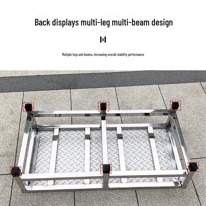 Heavy-Duty Stainless Steel Step Stool