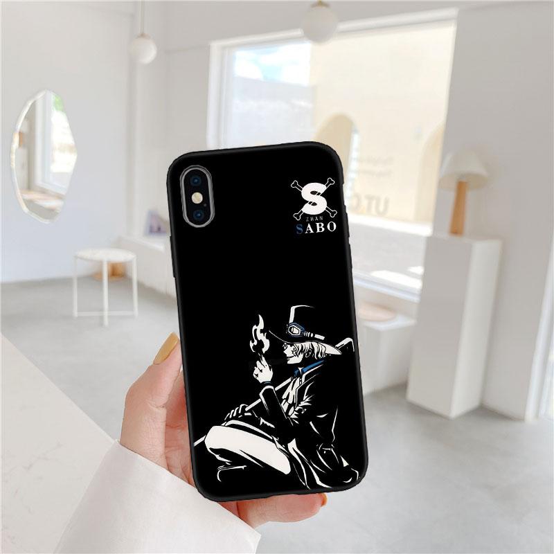 FM42 One Piece Sabo Soft Shell Phone Case for Redmi Note 8 9 Pro Max 9S 9T 9C NFC 8T 8A 10A A4