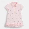 Summer Girls Short Sleeve Cotton Princess Dress Kids Casual Comfortable Pure Cotton Little Girls Party Daily Princess Dress