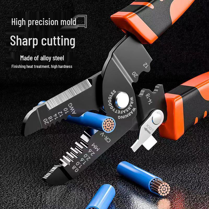 Electrician's 8-in-1 Multifunctional Wire Stripper Tool