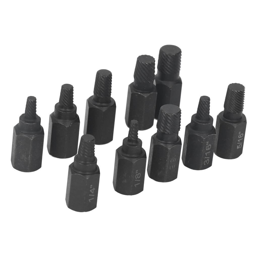 Set 10 Buc Extractor Șuruburi Rupte 14 732 316 532 18 1332 38 1132 516 932in Șurub Deteriorat