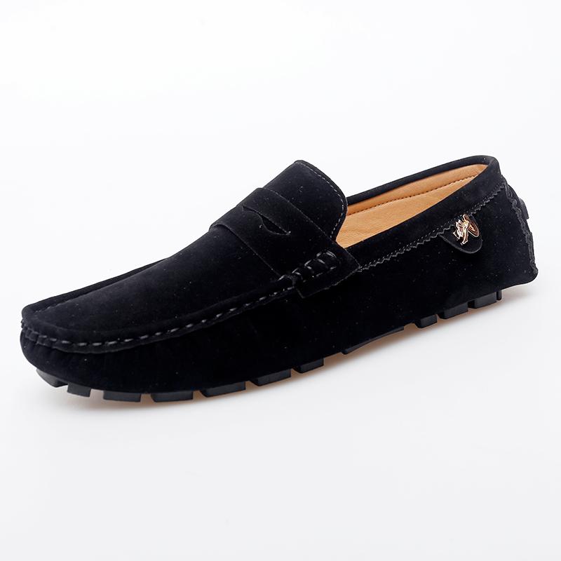 Casual Shoes for Men Women Boys Bright Leather Stage Performance Designer 35~48 Peas Soft Driving Male Flats Loafers Moccasins