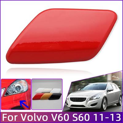 Für Volvo V60 S60 2011 2012 2013 39802699 39802681 Auto Scheinwerferwaschanlage Sprühdüse Abdeckung Kappe Scheinwerferreiniger Schale Deckel Zierleiste